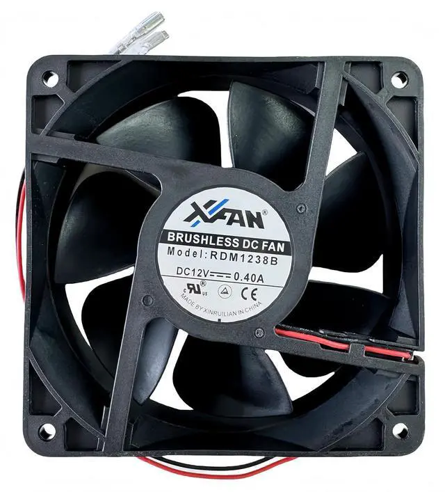 Alt view image 5 of 7 - for RDM1238B Chassis Cooling Fan DC12V 0.40A 120mm 12038 120×120×38mm 2 Wire Brushless Inverter Cooling Fan