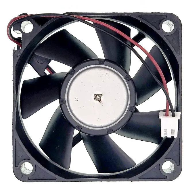 Alt view image 2 of 7 - New Cooling Fan for 2406RL-04W-M30 DC 12V 0.08A 60mm 6015 Size: 60x60x15mm, 2-Wire Silent Cooling Fan.