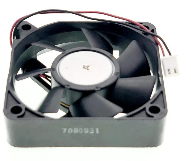 Alt view image 4 of 7 - New Cooling Fan for 2406RL-04W-M30 DC 12V 0.08A 60mm 6015 Size: 60x60x15mm, 2-Wire Silent Cooling Fan.