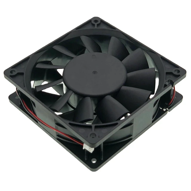 Alt view image 6 of 7 - for PFB1224UHE DC BRUSHLESS Fan, DC 24V 2.40A 12CM Size :120×120×38mm,2-pin 2-Wire Inverter Cooling Fan.