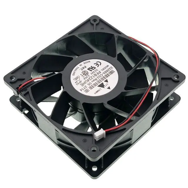 Alt view image 5 of 7 - for PFB1224UHE DC BRUSHLESS Fan, DC 24V 2.40A 12CM Size :120×120×38mm,2-pin 2-Wire Inverter Cooling Fan.