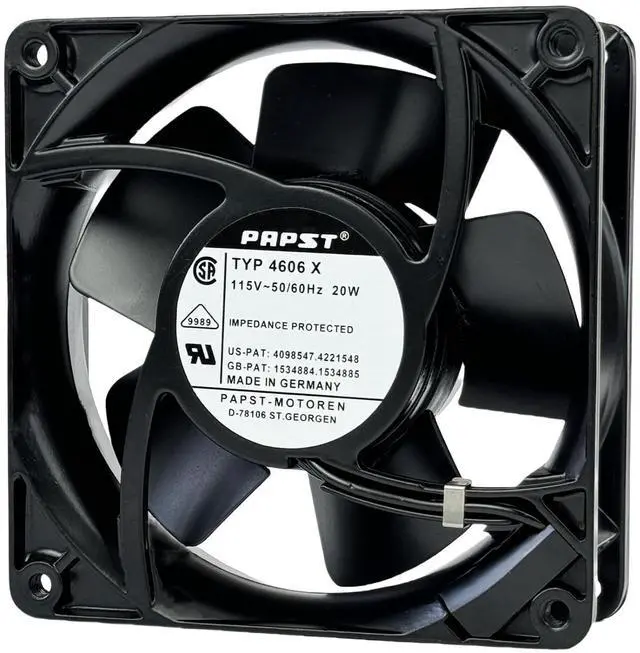 Main image of for PAPST TYP 4606X 115V 50/60Hz 120MM 20W 12038 All-Metal high Temperature Resistant Cooling Fan