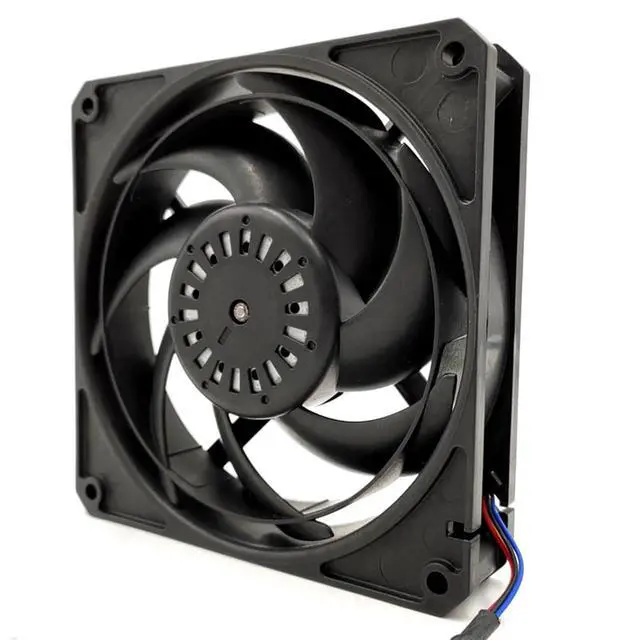 Alt view image 5 of 5 - Cooling Fan for D1225X14BXCPA41 DC 13.6V 0.087A Silent Cooling Sickle Fan 4-pin 4-Wire 120×120×25mm