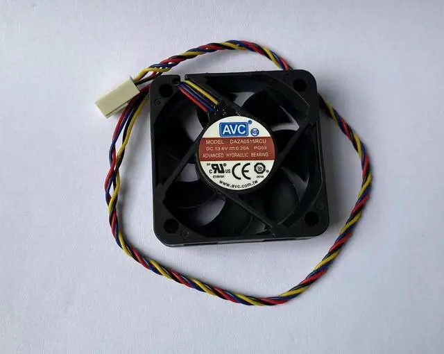 Alt view image 2 of 7 - for DAZA0515RCU PG03 Fan DC13.6V 0.20A 5CM 50×50×15mm 4-Wire Silent Cooling Fan