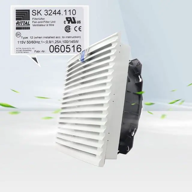 Alt view image 3 of 7 - for ebmPapst Fan K2E250-AH38-16 Fan Axial Cooling Fan 115Vac 100/145W Fan Rittal Cabinet Fan SK3244.110 0.9/1.25/1.3A IP44 Ball Bearing Rittal Cabinet Compact