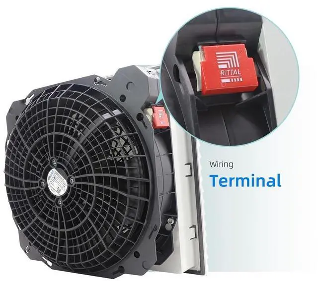 Alt view image 5 of 7 - for ebmPapst Fan K2E250-AH38-16 Fan Axial Cooling Fan 115Vac 100/145W Fan Rittal Cabinet Fan SK3244.110 0.9/1.25/1.3A IP44 Ball Bearing Rittal Cabinet Compact