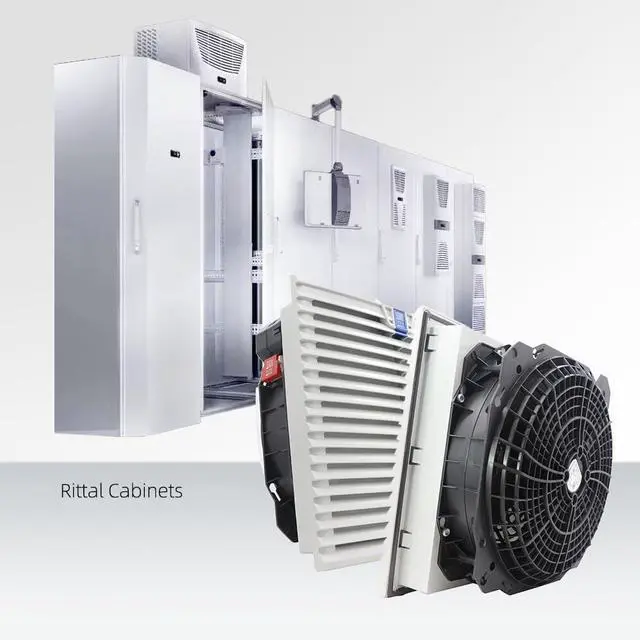 Alt view image 7 of 7 - for ebmPapst Fan K2E250-AH38-16 Fan Axial Cooling Fan 115Vac 100/145W Fan Rittal Cabinet Fan SK3244.110 0.9/1.25/1.3A IP44 Ball Bearing Rittal Cabinet Compact