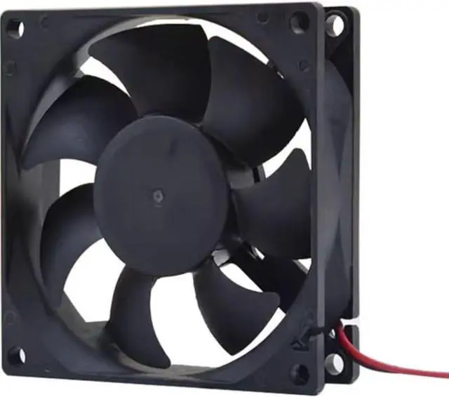 Alt view image 3 of 3 - 80x80x25mm for DC 24V 0.25A EFC-08E24D Airflow Dual Ball Bearing Industrial Cooling Fan for Inverter Heat Dissipation