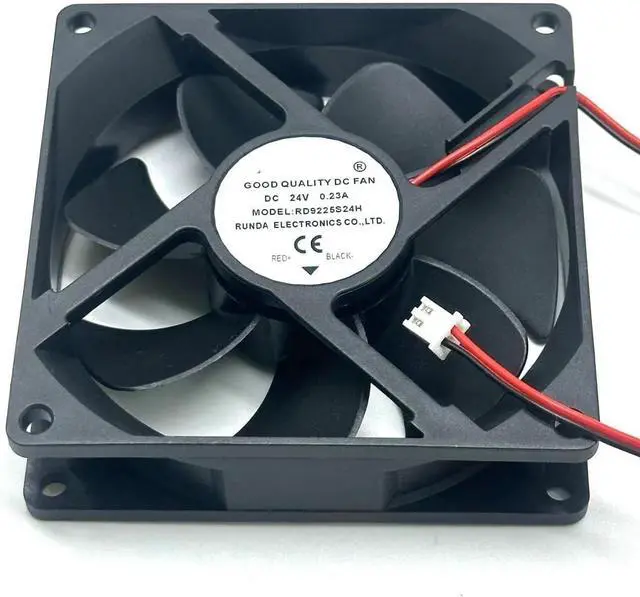 Main image of for RUNDA RD9225S24H DC 24V 0.23A 90x90x25mm 2-Wire Server Cooling Fan