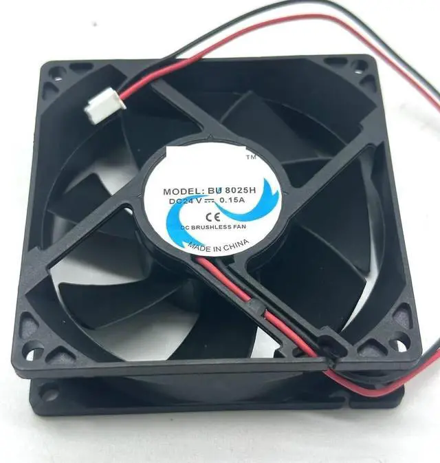Alt view image 2 of 2 - BU8025H for DC 24V 0.15A 80x80x25mm 2-Wire Server Cooling Fan
