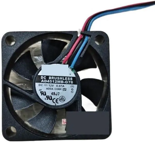 Main image of for ADDA AD4512MB-G76 DC 12V 0.07A 45x45x10mm 3-Wire Server Cooling Fan