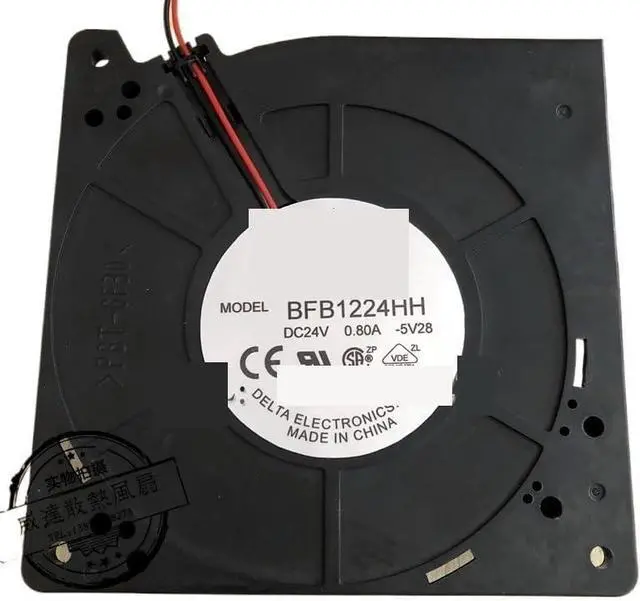 Main image of for Delta Electronics BFB1224HH DC 24V 0.80A 120x120x32mm 2-Wire Server Cooling Fan
