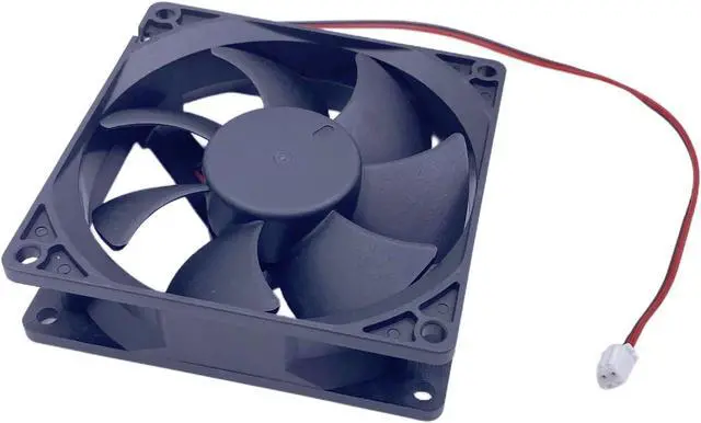 Alt view image 3 of 4 - Cooling Fan TD9025XS DC 12V 0.08A for 9025 9CM 90x90x25mm 2-Pin 2-Wire Silent Cooling Fan