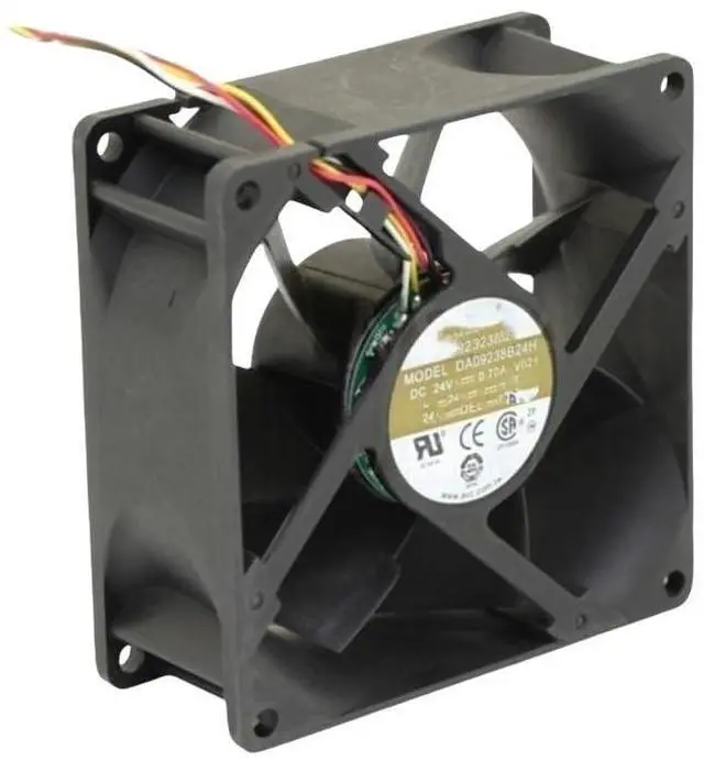 Main image of 92mm Fan 24V 0.7A 92x92x38mm Square Cooling Fan for DA09238B24H-018, Suitable for Computer Server Inverter 3 Wire