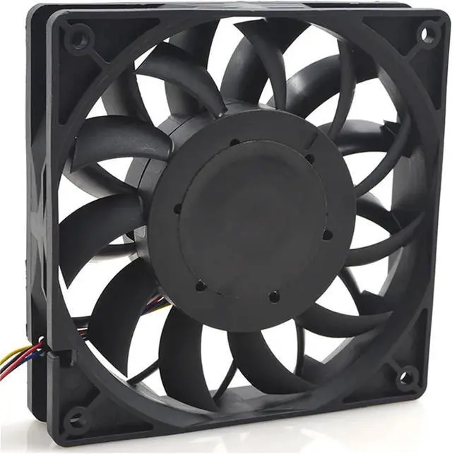 Alt view image 3 of 3 - for FFB1212SH 12V 1.24A 14.8W 3700RPM 12cm 12025 120x120x25mm Double Ball Bearing Cooling Fan