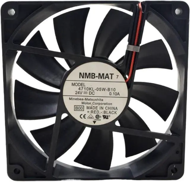 Main image of 1pc for NMB-MAT 4710KL-05W-B10 24V 0.10A 1.92W 1600RPM 12cm 12025 120x120x25mm Inverter Cooling Fan