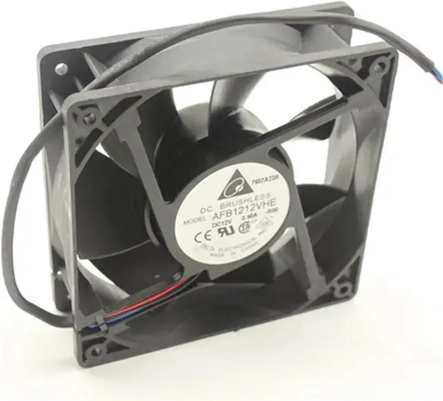 Alt view image 3 of 4 - for AFB1212VHE-R00 12V 0.9A 10.8W 3200RPM 12cm 12038 120x120x38mm Double Ball Bearing Cooling Fan