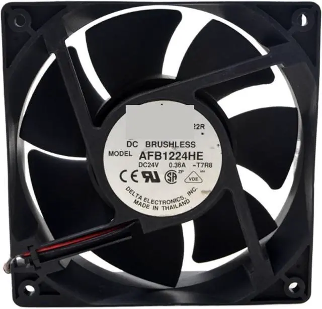 Main image of 1pc for AFB1224HE 24V 0.36A 3500RPM 12cm 12038 120x120x38mm Double Ball Bearing Cooling Fan