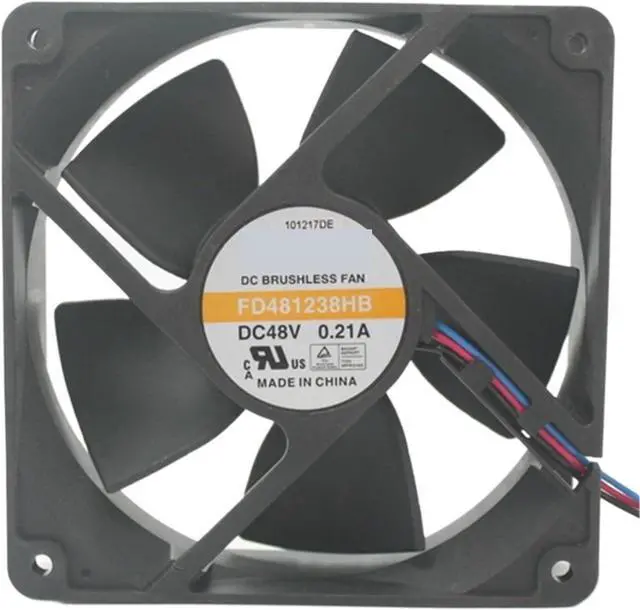 Main image of for FD481238HB 48V 0.21A 10.08W 3800RPM 12cm 12038 120x120x38mm Double Ball Bearing Cooling Fan