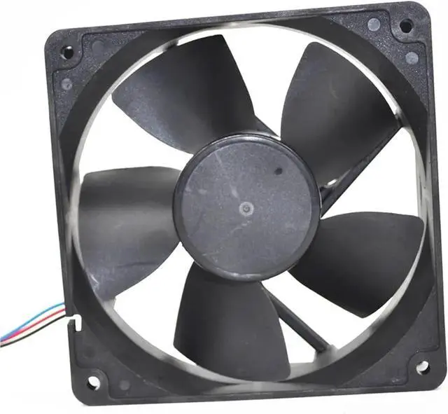 Alt view image 6 of 6 - for FD481238HB 48V 0.21A 10.08W 3800RPM 12cm 12038 120x120x38mm Double Ball Bearing Cooling Fan