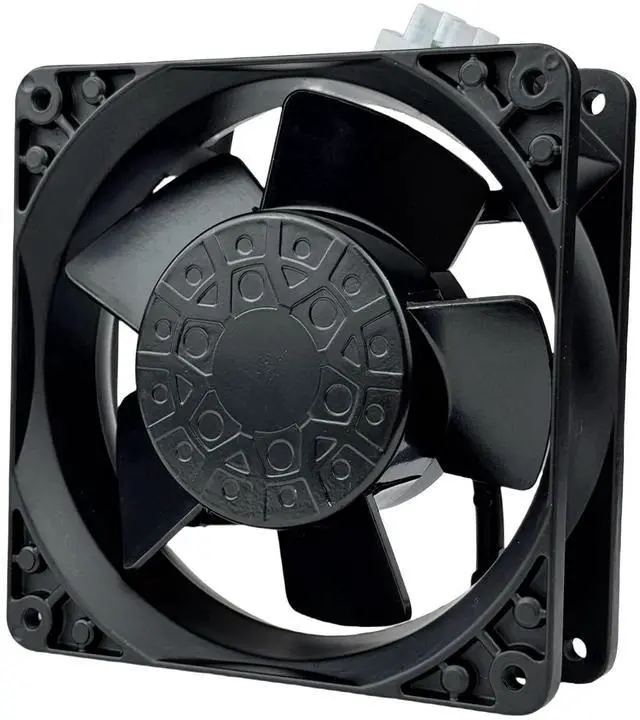 Alt view image 5 of 7 - for ebmpapst 4600N-466 Axial Fan,115V 20W 106CFM Industrial Cooling Fan All-Metal Heat-Resistant Cooling Fan 4600N-466