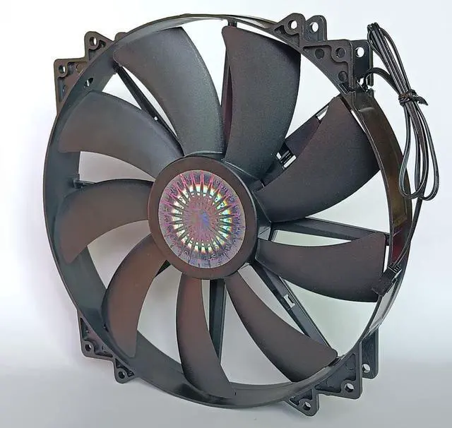 Alt view image 6 of 7 - New A20030-07CB-3MN-F1 DC12V 0.30A DF2003012SELN 20CM 200×200×30mm 3-Wire Chassis Mute Cooling Fan for A20030-07CB-3MN-F1 DC Fan
