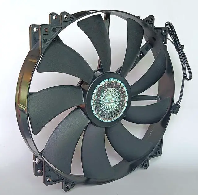Alt view image 7 of 7 - New A20030-07CB-3MN-F1 DC12V 0.30A DF2003012SELN 20CM 200×200×30mm 3-Wire Chassis Mute Cooling Fan for A20030-07CB-3MN-F1 DC Fan
