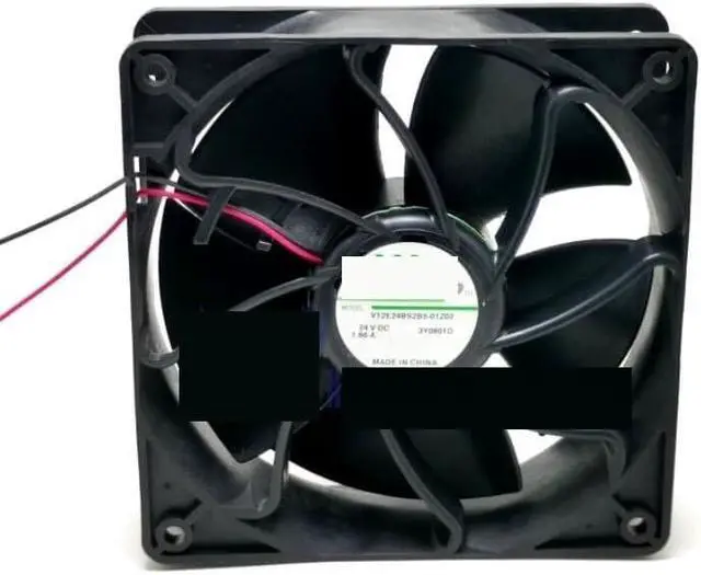 Main image of for Nidec V12E24BS2B5-01Z02 DC 24V 1.66A 120x120x38mm 2-Wire Server Cooling Fan