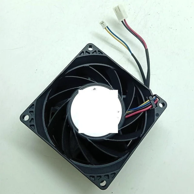 Alt view image 2 of 4 - THB0812BE for DC 12V Speed Air CFM Powerful Cooling Fan,80X80X38mm Dual Ball Bearing for Miner GPU Cooler