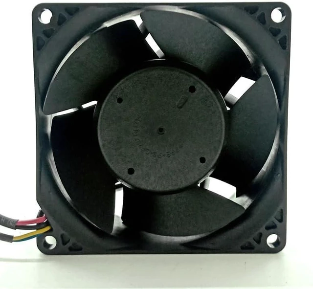 Alt view image 3 of 4 - THB0812BE for DC 12V Speed Air CFM Powerful Cooling Fan,80X80X38mm Dual Ball Bearing for Miner GPU Cooler