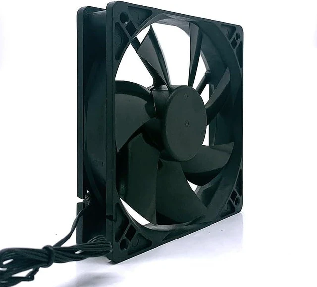 Alt view image 2 of 4 - Mute Silent 120mm Computer PC Cooling Fan,120X120X25mm 12CM PLA12025S12L 12025 for DC 12V 0.12A CPU Cooler