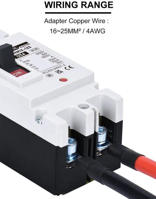 Alt view image 5 of 7 - DIHOOL DC Main 125 Amp Circuit Breaker, 500V Battery Disconnect Switch, Master Switch for Boat Trolling Motor Marine ATV Trailer