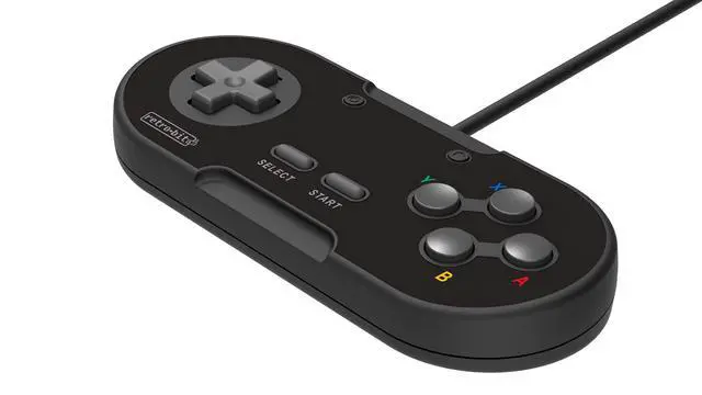 Alt view image 2 of 7 - ViewSonic Legacy 16 Wired USB Controller - Features Home, SS & ZL/ZR Buttons - for Switch, PC, MacOS, RetroPie, Raspberry Pi - Onyx