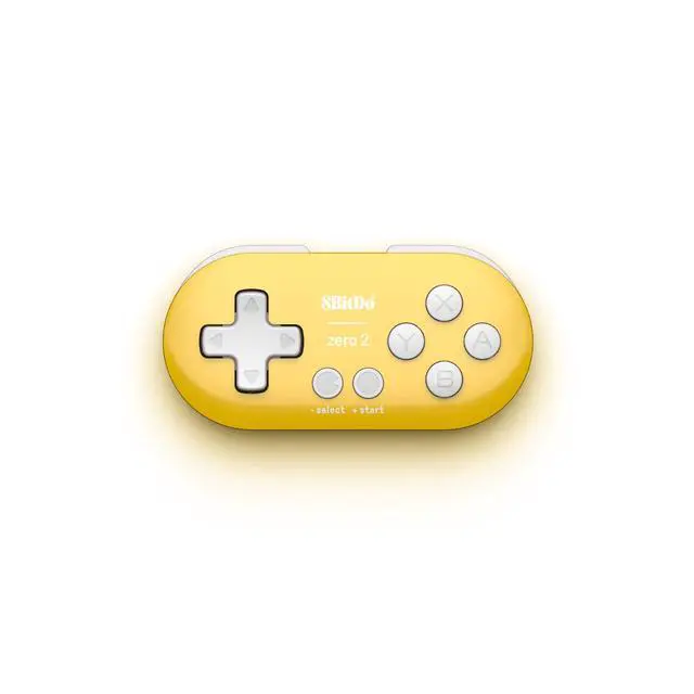 Alt view image 2 of 7 - ViewSonic Zero 2 Bluetooth Gamepad Keychain Sized Mini Controller for Switch, Windows, Android, macOS & Raspberry Pi(Yellow Edition)