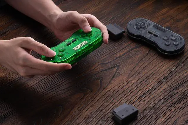 Alt view image 7 of 7 - ViewSonic Sn30 2.4G Wireless Gamepad for Original SNES/SFC (Transparent Edition)