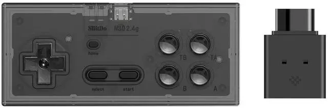 Main image of ViewSonic N30 2.4G Wireless Gamepad for Original NES (Transparent Edition)