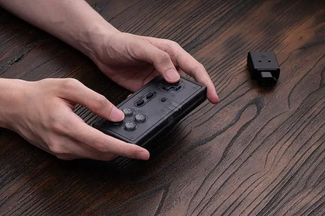 Alt view image 7 of 7 - ViewSonic N30 2.4G Wireless Gamepad for Original NES (Transparent Edition)