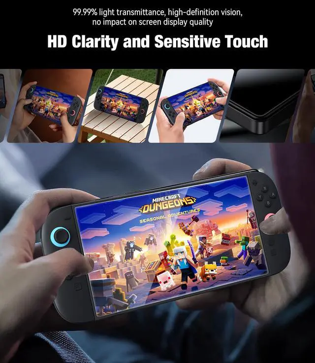 Alt view image 2 of 7 - ViewSonic for Nintendo Switch 2 Screen Protector - 2025 Switch2 9H Tempered Glass, HD Clear with Auto Dust Removal, Anti-Scratch & Bubble-Free Installation Kit (2 Pack)