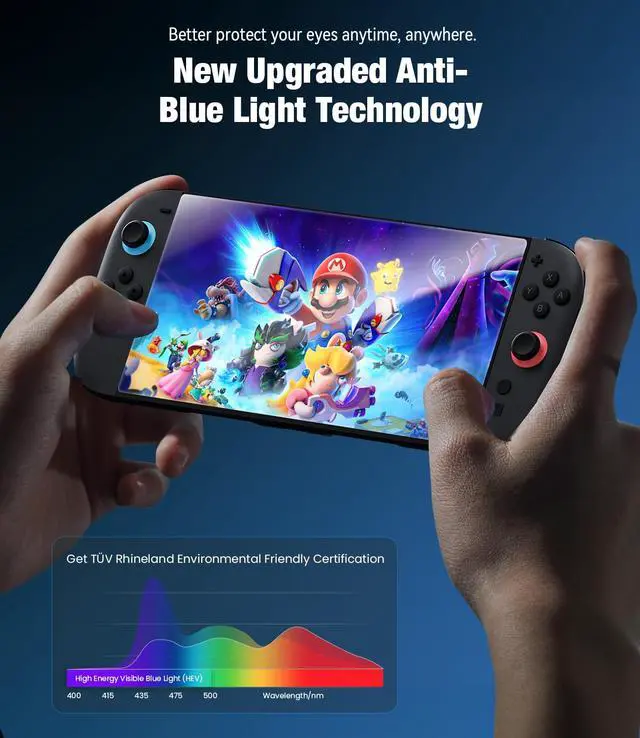 Alt view image 7 of 7 - ViewSonic for Nintendo Switch 2 Screen Protector - 2025 Switch2 9H Tempered Glass, HD Clear with Auto Dust Removal, Anti-Scratch & Bubble-Free Installation Kit (2 Pack)