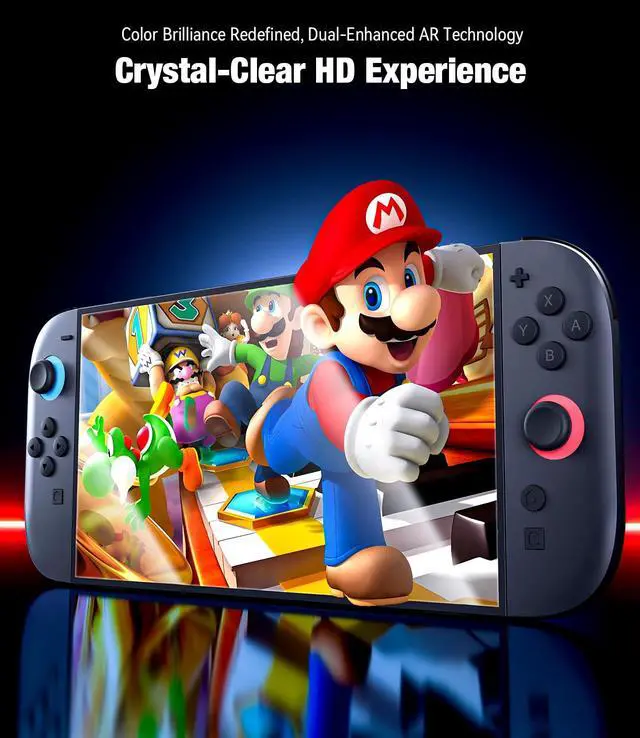 Alt view image 4 of 7 - ViewSonic for Nintendo Switch 2 Screen Protector - 2025 Switch2 9H Tempered Glass, HD Clear with Auto Dust Removal, Anti-Scratch & Bubble-Free Installation Kit (2 Pack)
