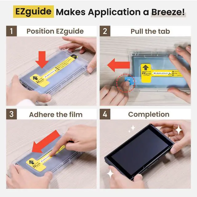 Alt view image 5 of 7 - ViewSonic Tempered Glass Screen Protector for Nintendo Switch 2 (2025) | 2 Pack | 7.9 | Anti Blue Light Filter | EZ Guide Alignment Kit for Flawless Installation | 10H Hardness | Designed in Japan