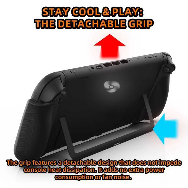 Alt view image 5 of 7 - ViewSonic NexGrip Ergonomic Grip Set for Nintendo Switch 2 Joycons, Grip Case Compatible with Joy Con 2 Controller, Compatible with Switch 2 Joycon, Switch 2 Accessories - Black