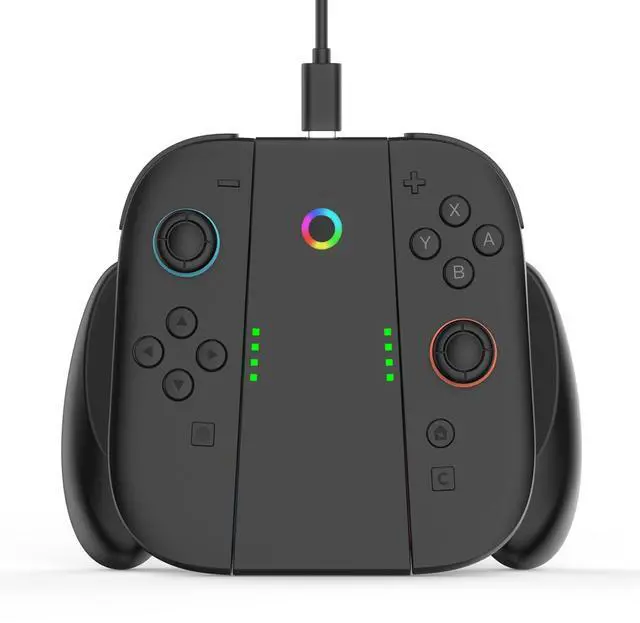 Main image of ViewSonic Controller Comfort Charging Grip Compatible with Nintendo Switch 2(2025) Joy Con,Portable Charger Dock with USB-C Cable and LED Indicators, High Speed Charge While Play