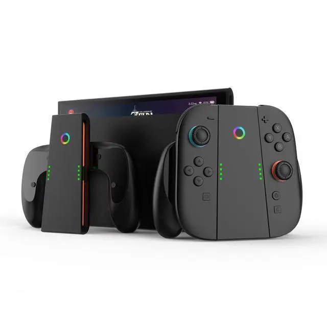 Alt view image 2 of 7 - ViewSonic Controller Comfort Charging Grip Compatible with Nintendo Switch 2(2025) Joy Con,Portable Charger Dock with USB-C Cable and LED Indicators, High Speed Charge While Play