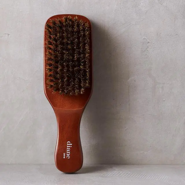 Alt view image 3 of 7 - ViewSonic Premium 100% Boar Bristle Club Wave Brush for Men and Barbers Medium Bristles for Thick Coarse Hair Use for Detangling, Smoothing, Wave Styles, Soft on Scalp, Restore Shine and Texture