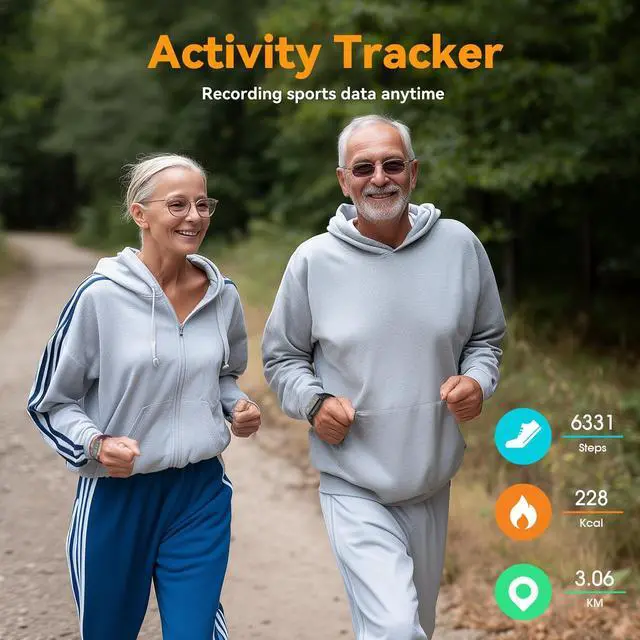 Alt view image 4 of 7 - No APP No Phone Required Pedometer Watch, Senior Friendly, Step Counter