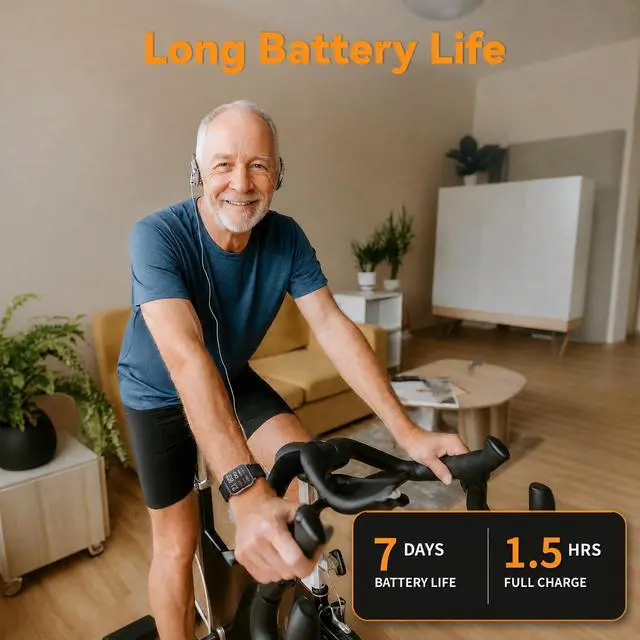 Alt view image 7 of 7 - No APP No Phone Required Pedometer Watch, Senior Friendly, Step Counter