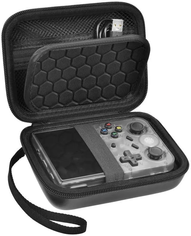 Main image of ViewSonic Travel Carrying Case for R36S RG353V RG353VS Handheld Game Console | Game Boy Retro Console, Handheld Emulator Storage, Console Organizer, Android Game Console Bag, Box Only, Black