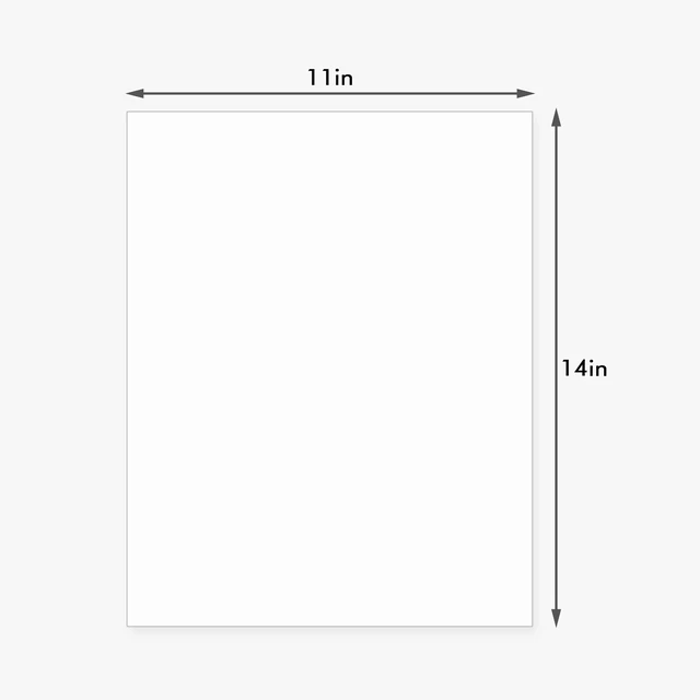 Alt view image 2 of 7 - 100 Pack Backing Boards, 11x14 Uncut White Mat Boards Acid-Free Backerboards for Art Prints, Ideal for Photos, Pictures, Prints, and Frames