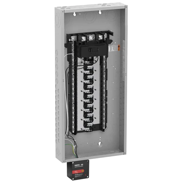 Alt view image 6 of 6 - HSPD Square Whole Home Surge Protective Device, Type 1 SPD, Whole House Surge Protector, AC Surge Protection, 120/240VAC (HSPD-50)